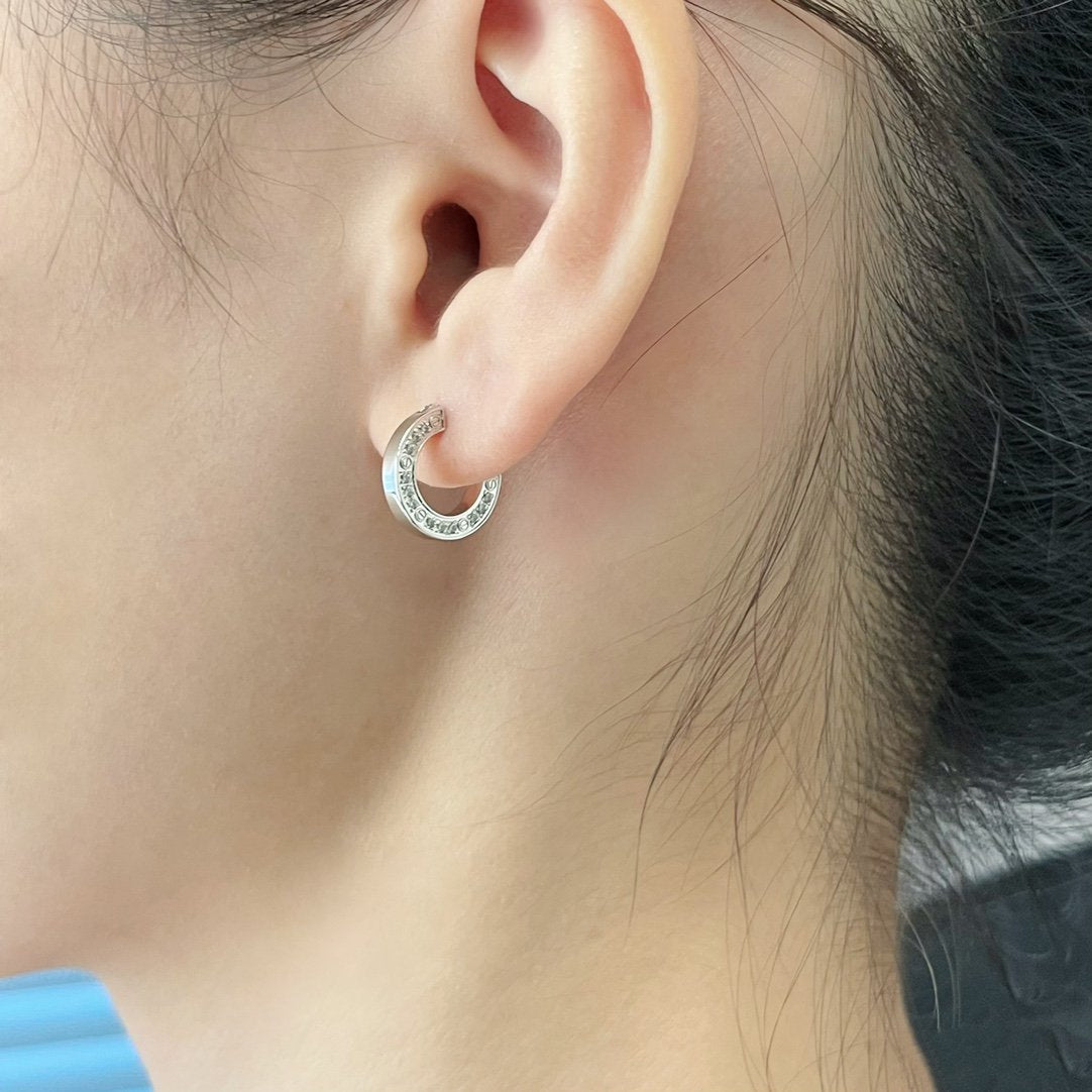 [Bloom]LOVE DIAMOND EARRINGS