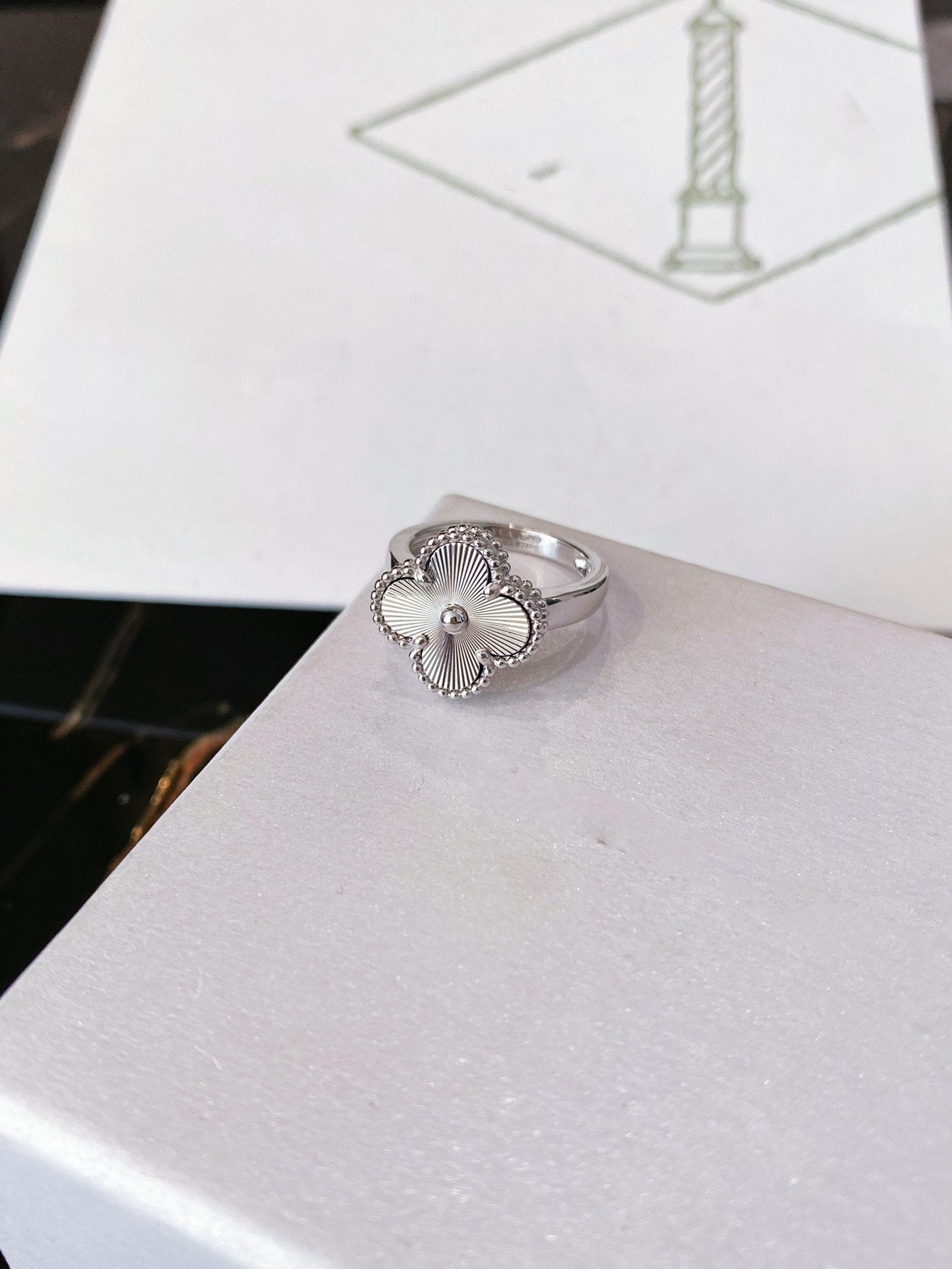 [Bloom]CLOVER SILVER RING