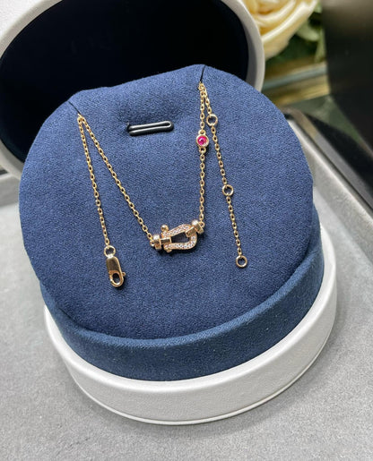 [Bloom]FORCE 10 DIAMOND PINK GOLD NECKLACE