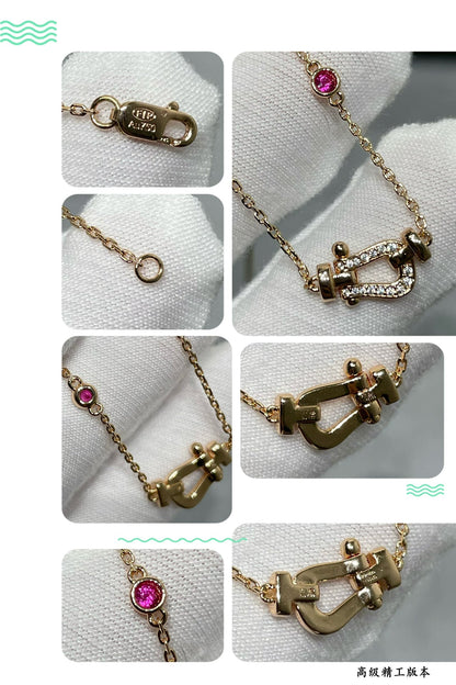 [Bloom]FORCE 10 DIAMOND PINK GOLD NECKLACE