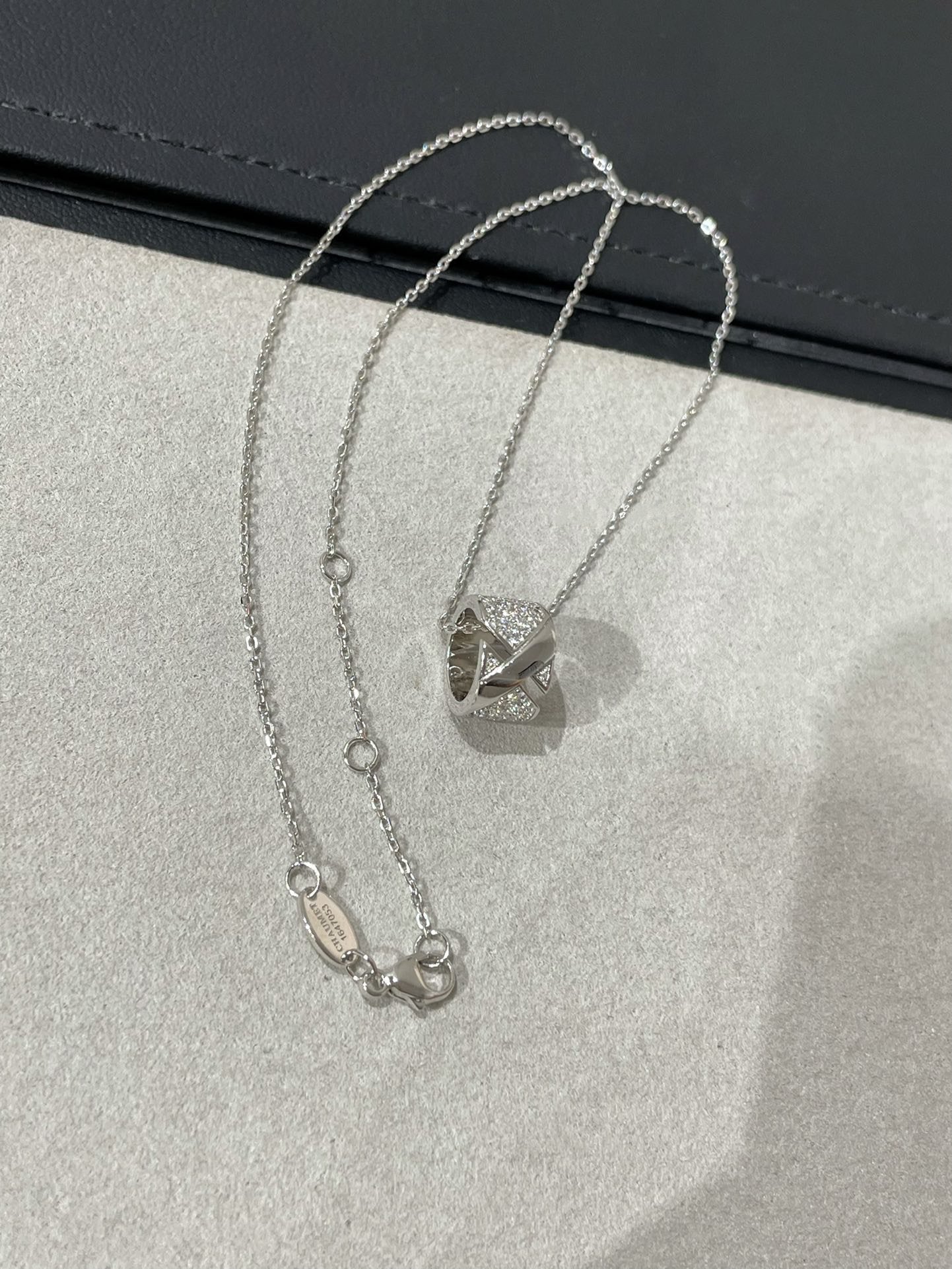 [Bloom]LIENS EVIDENCE DIAMOND PAVED NECKLACE