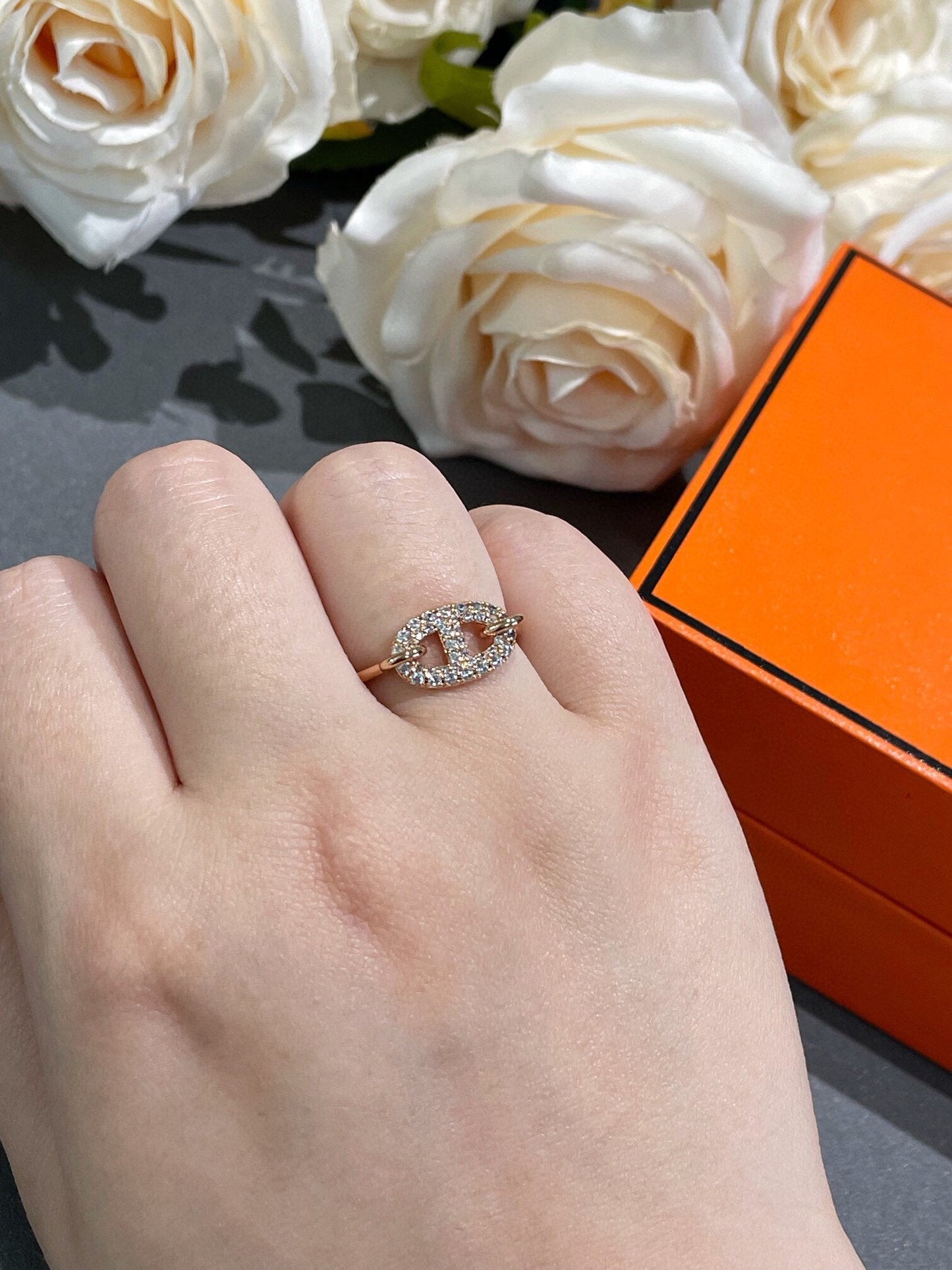 [Bloom]RONDE SMALL DIAMOND RING