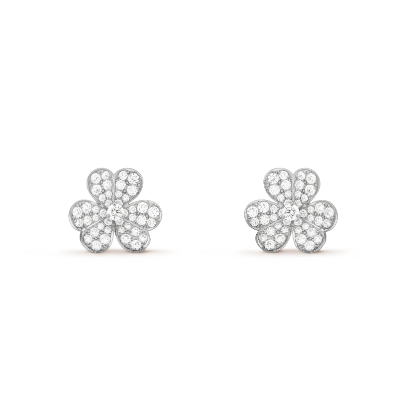 [Bloom]CLOVER COMOS DIAMOND EARRINGS SILVER