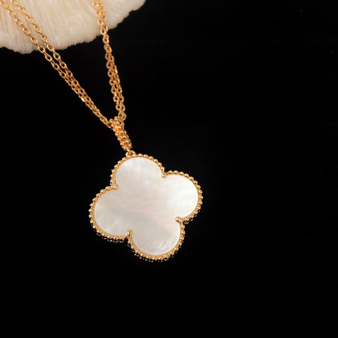 [Bloom]CLOVER 25MM MOP LARGE PENDANT NECKLACE