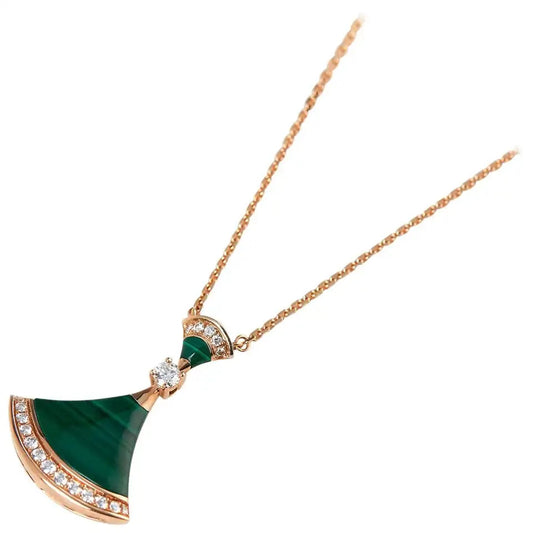 [Bloom]DREAM NECKLACE MALACHITE DIAMOND