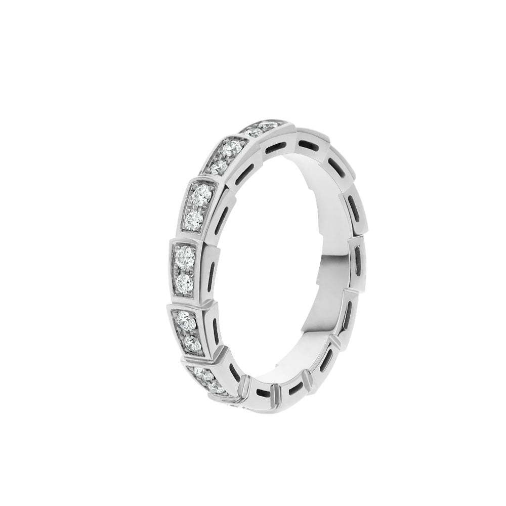 [Bloom]SERPENTI RING SILVER DIAMOND PAVED 3MM