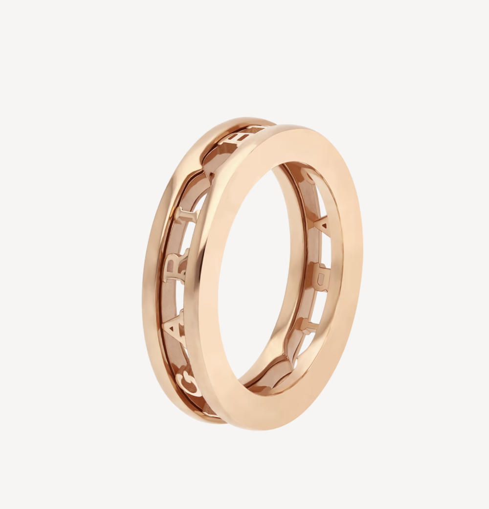 [Bloom]ZERO 1 ONE-BAND WITH OPENWORK LOGO SPIRAL RING