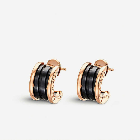 [Bloom]ZERO 1 PINK GOLD CERAMIC EARRINGS