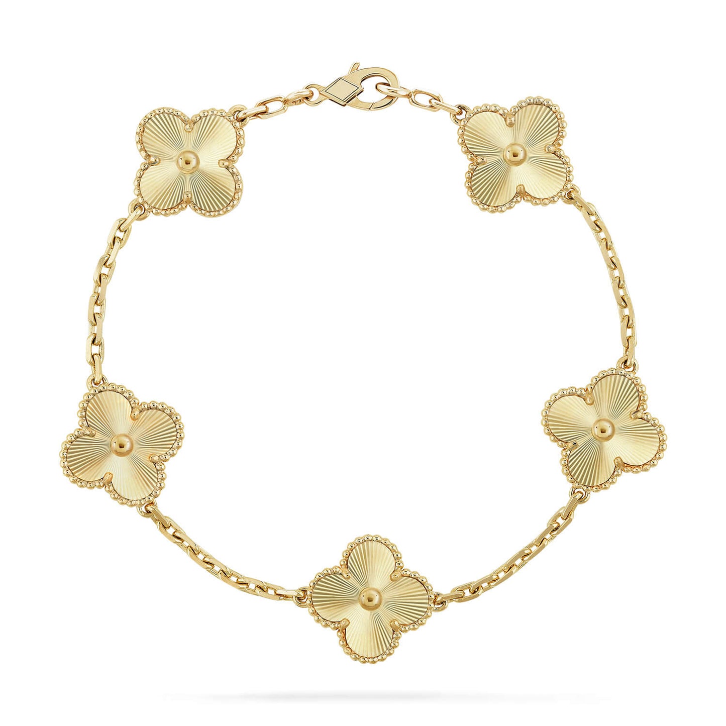 [Bloom]CLOVER 5 FLOWERS LASER BRACELET