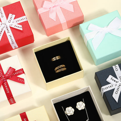 BOWKNOT JEWELRY BOX GIFT BOX (NO LOGO)