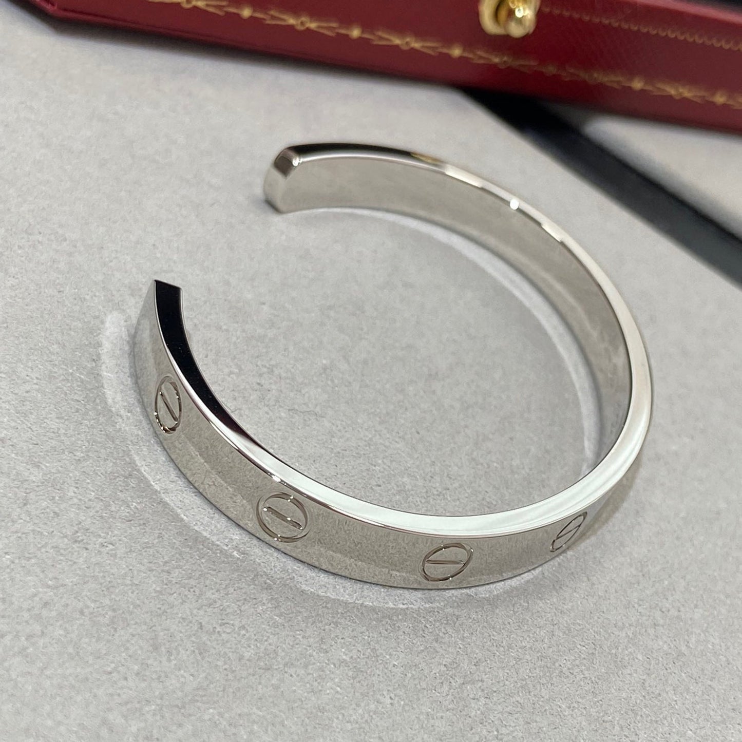 [Bloom]LOVE BRACELET 6.1MM 1 DIAMOND OPEN CUFF