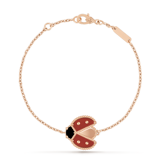 [Bloom]LUCKY SPRING 1 MOTIF PINK GOLD BRACELET