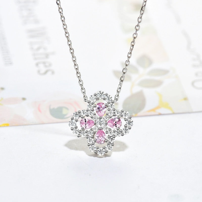 [Bloom]LOOP NECKLACE FULL MOTIF DIAMOND 16MM MULTIPLE COLORS