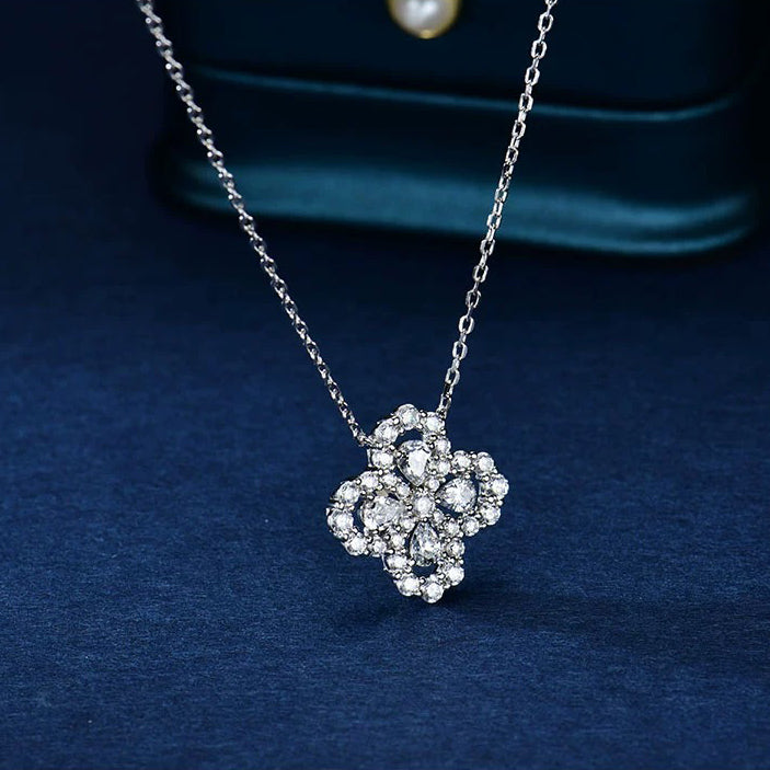 [Bloom]LOOP NECKLACE FULL MOTIF DIAMOND 16MM MULTIPLE COLORS