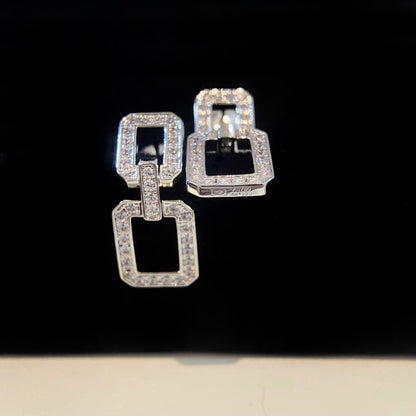 [Bloom]LINKS MEDIUM EARRINGS DIAMOND