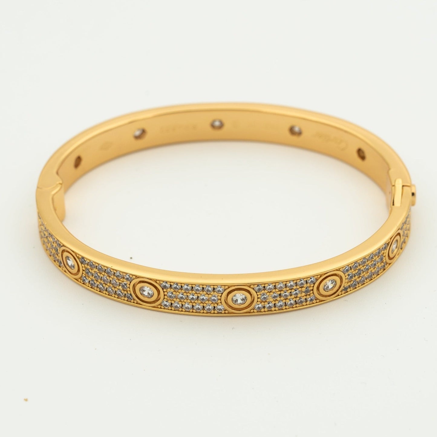 [Bloom]LOVE BRACELET 6.1MM DIAMOND-PAVED 10 BIG DIAMONDS