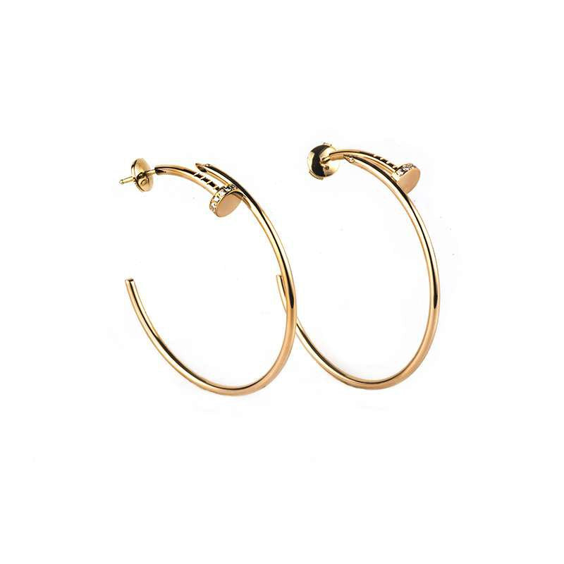 [Bloom]JUSTE EARRINGS GOLD DIAMONDS 1.8MM