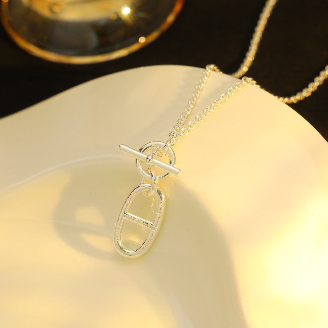 [Bloom]HM CHAINE D'ANCRE PENDANT NECKLACE STERLING SILVER