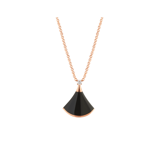 [Bloom]DREAM NECKLACE ONYX 1 DIAMOND