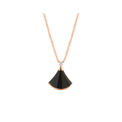 [Bloom]DREAM NECKLACE ONYX 1 DIAMOND