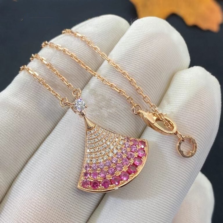 [Bloom]DREAM NECKLACE PINK GOLD PINK DIAMOND