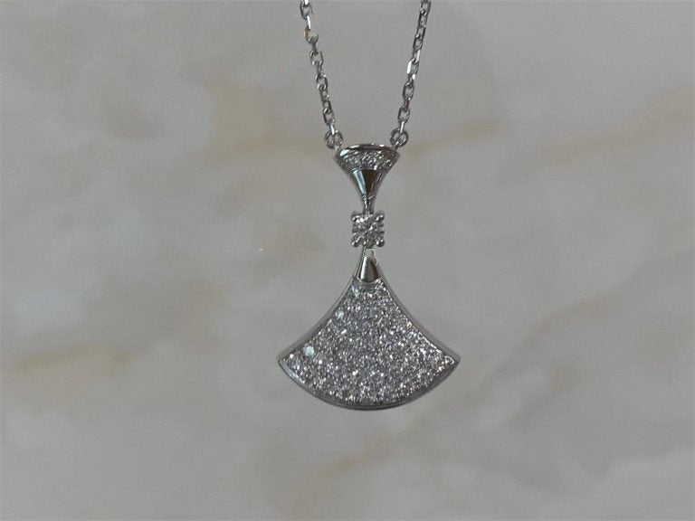 [Bloom]DREAM NECKLACE SILVER FULL DIAMOND