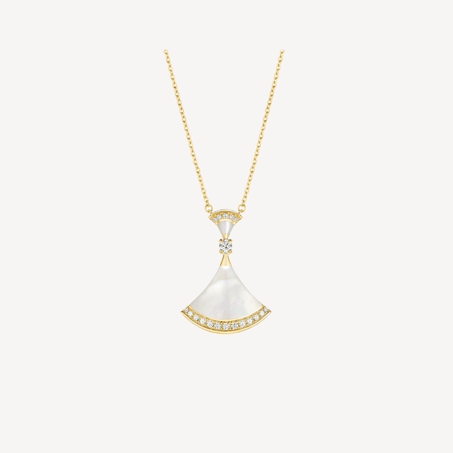 [Bloom]DREAM NECKLACE MOP GOLD DIAMOND