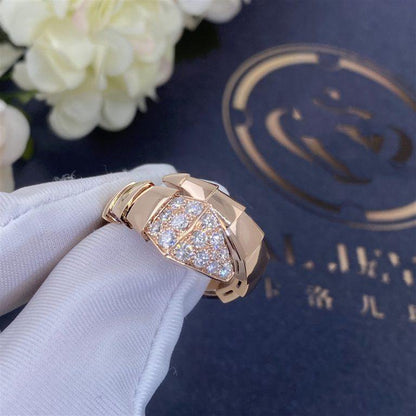 [Bloom]SERPENTI RING PINK GOLD DIAMOND