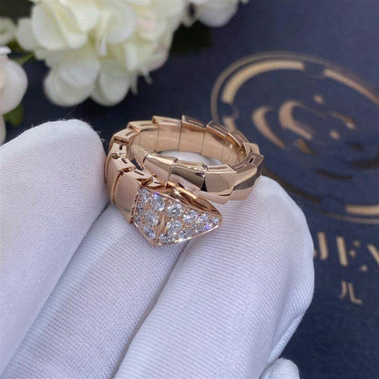 [Bloom]SERPENTI RING PINK GOLD DIAMOND