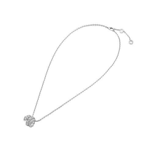 [Bloom]SERPENTI  NECKLACE DOUBLE RING DIAMOND