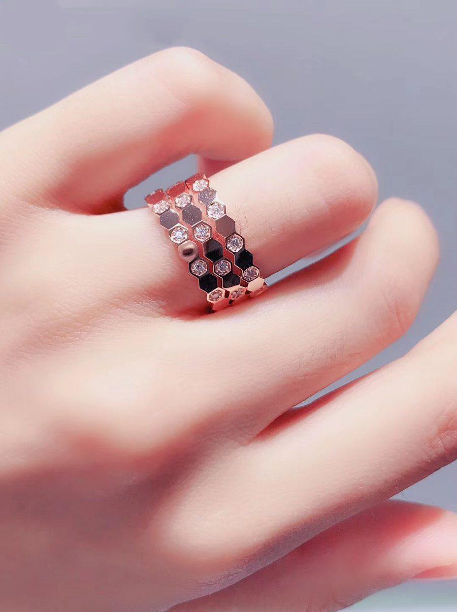 [Bloom]BEE LOVE RING PINK GOLD DIAMOND