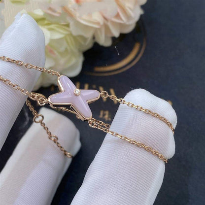 [Bloom]JEUX BRACELET PINK MOP PINK GOLD 1 DIAMOND