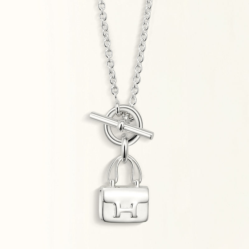 [Bloom]POP H PEDANT SILVER NECKLACE