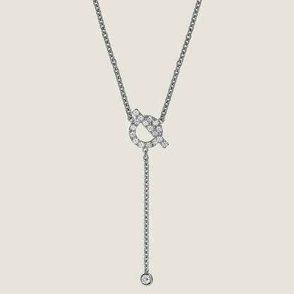 [Bloom]FINESSE SILVER DIAMOND NECKLACE