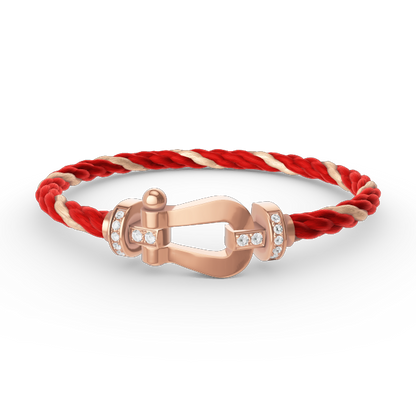 [Bloom]FORCE LARGE HORSESHOE HALF DIAMOND BRACELET ROSE GOLD