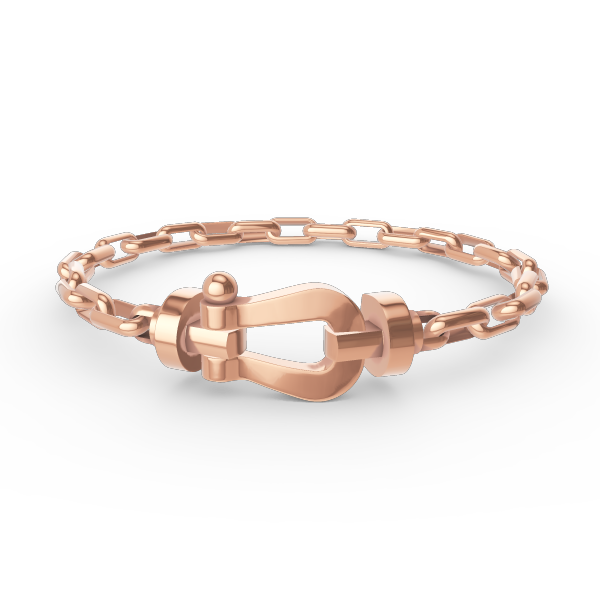 [Bloom]FORCE LARGE HORSESHOE CLASP  METAL BRACELET