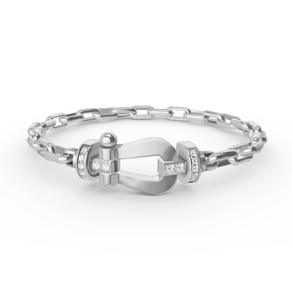 [Bloom]FORCE LARGE HORSESHOE CLASP  METAL BRACELET