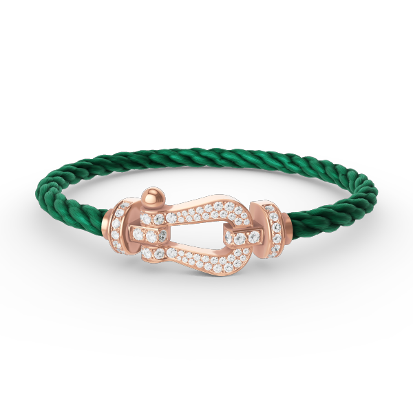 [Bloom]FORCE LARGE HORSESHOE FULL DIAMOND BRACELET ROSE GOLD