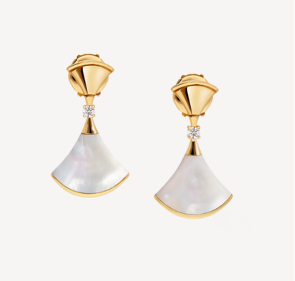 [Bloom]DREAM MOP 1 DIAMOND EARRINGS