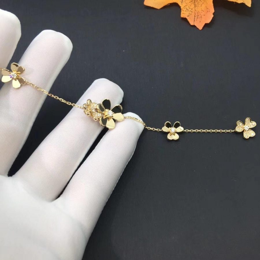 [Bloom]FRIVOLE GOLD 5 FLOWERS BRACELET