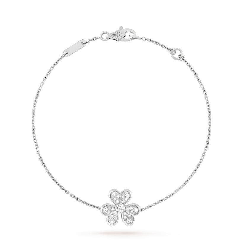 [Bloom]FRIVOLE SILVER FLOWER DIAMOND BRACELET