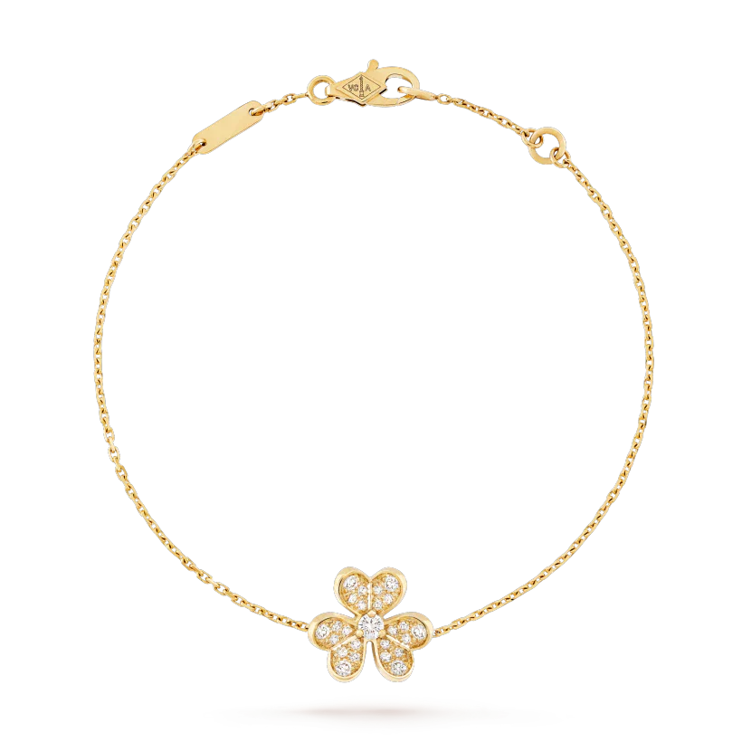 [Bloom]FRIVOLE GOLD FLOWER DIAMOND BRACELET