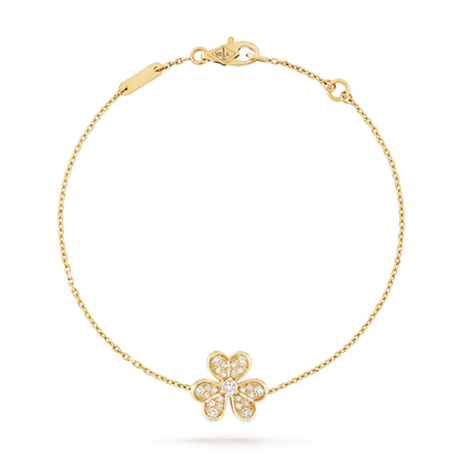 [Bloom]FRIVOLE GOLD FLOWER DIAMOND BRACELET