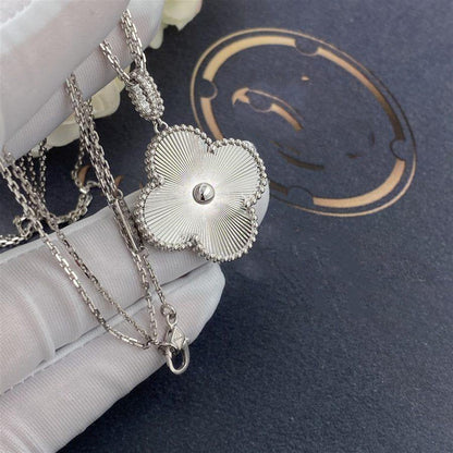 [Bloom]CLOVER 25MM SILVER BIG CLOVER NECKLACE