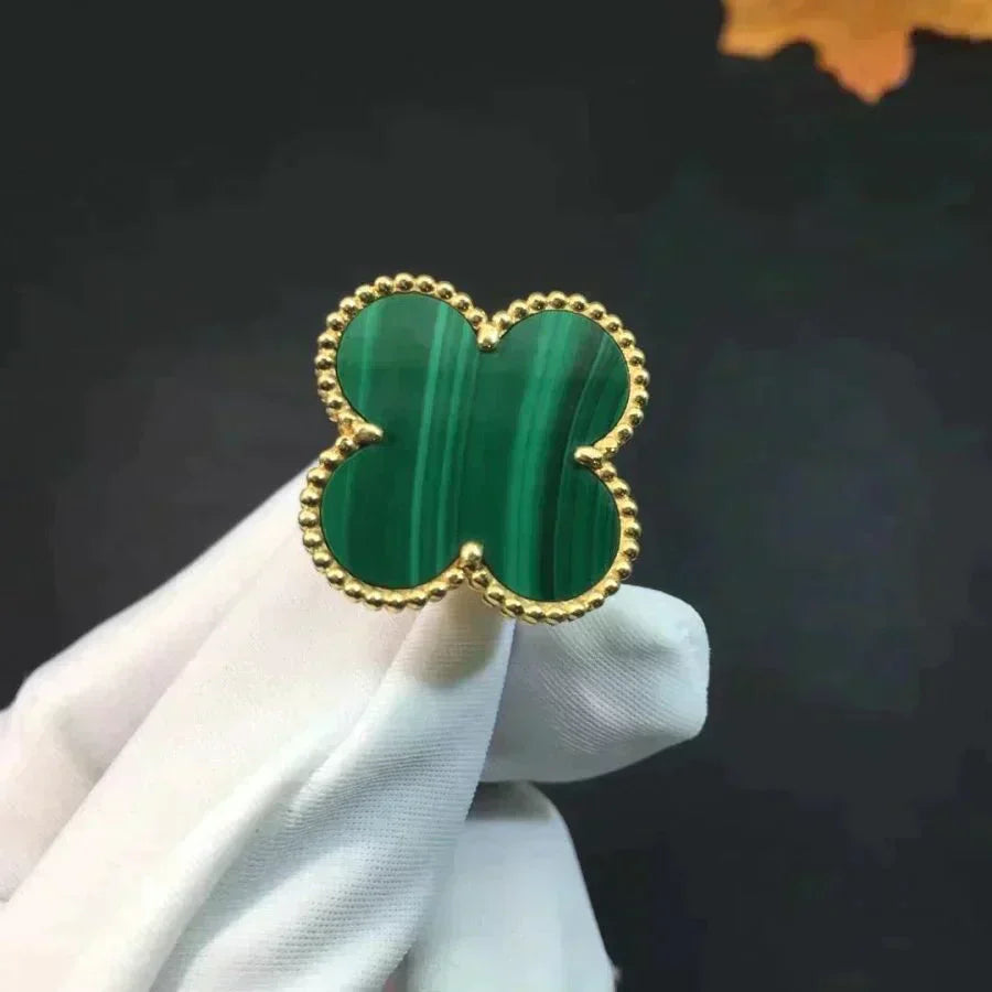 [Bloom]CLOVER MALACHITE RING