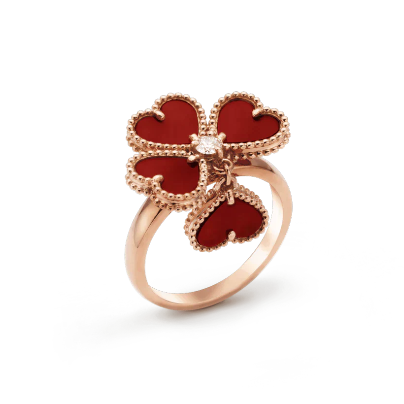 [Bloom]SWEET CLOVER CARNELIAN RING