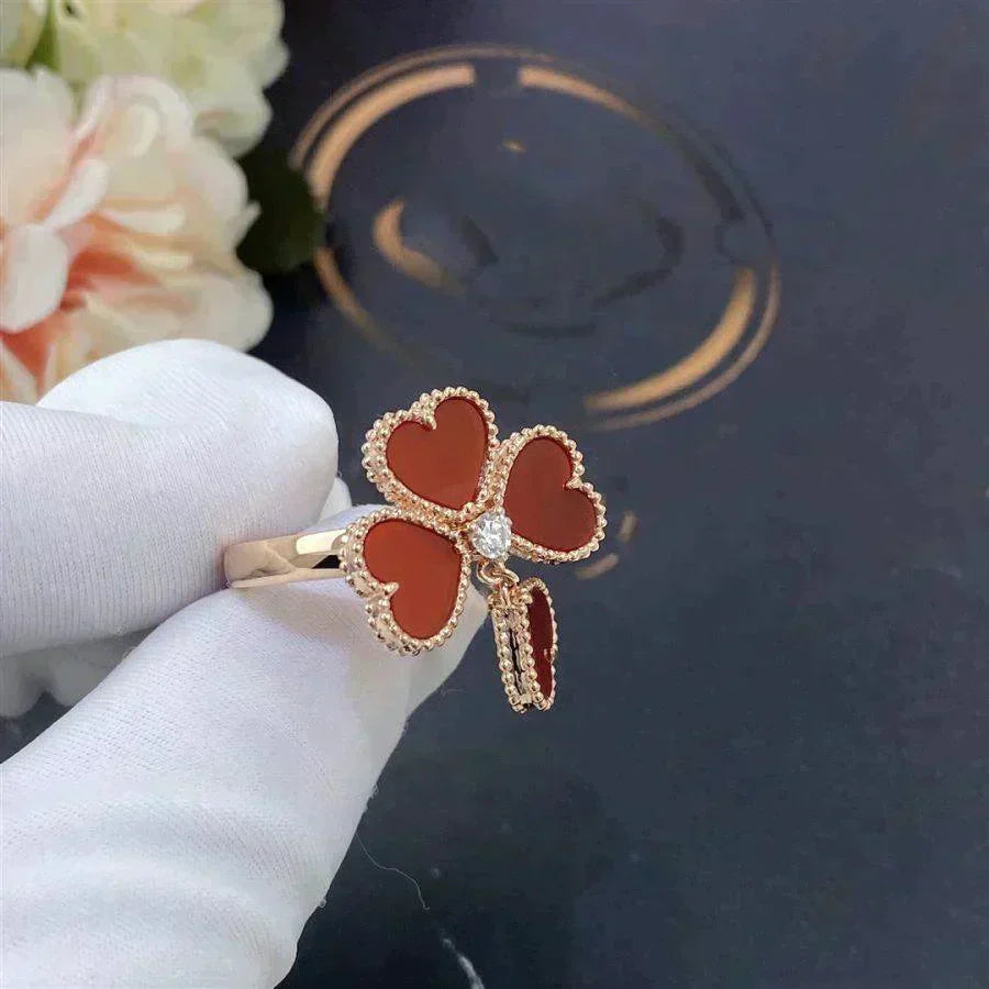 [Bloom]SWEET CLOVER CARNELIAN RING